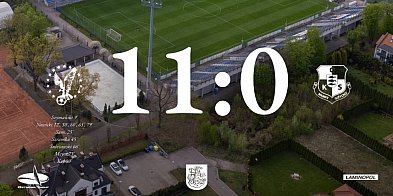 11 bramek Sokoła!!! Sokół Ostróda rozgromił Mamry Giżycko 11:0-99478