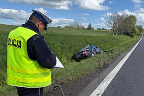 Z ostatniej chwili! Zderzenie aut na DK16 pod Ostródą. 1 osoba w szpitalu-99505