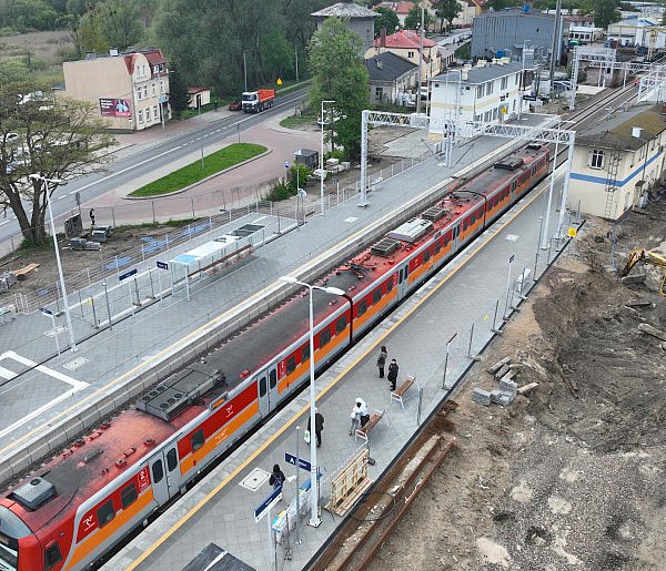 Trwa modernizacja stacji PKP w Ostródzie. Prace postepują-99832