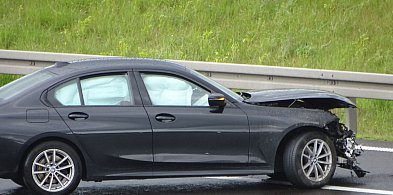 Cztery zdarzenia na S7: bmw i audi uderzyły w bariery, bmw w ciężarówkę-99863