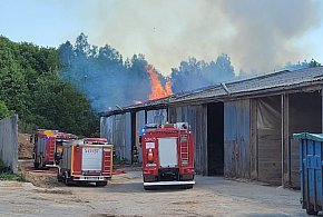 Płonie stodoła w Pietrzwałdzie w Gminie Ostróda!-99979