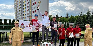 Przemysław Żydaczek z KP PSP Ostróda najlepszy w Turnieju Pożarniczym!-100074