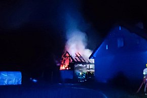 Duży pożar w Dziadyku w Gminie Ostróda! [FOTO + VIDEO]-100328
