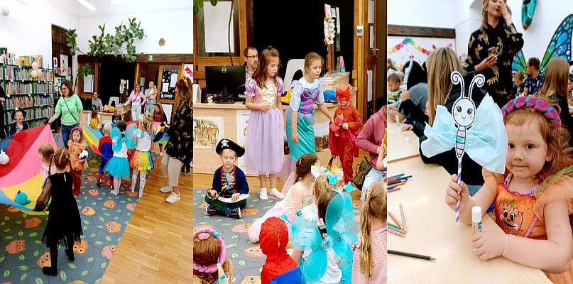 Bajkowy Bal Przebierańców i Klub Motyli Książkowych w Miejskiej Bibliotece - 100837