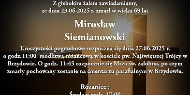 Odszedł Mirosław Siemianowski, wieloletni sołtys Brzydowa w gm. Ostróda-100887