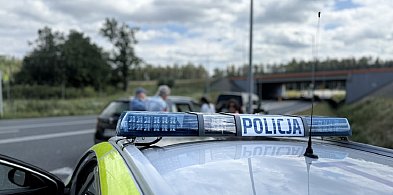 Zderzenie audi z dacią w okolicy Czerwonej Karczmy pod Ostródą-100970