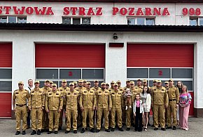 Ostatni dzień służby w KP PSP Ostróda st. kpt. Mateusza Pawlaczyka-101022