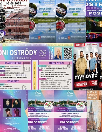 Będzie się działo! Dni Ostródy, koncerty, teatry, kino - kalendarz wydarzeń!-101872