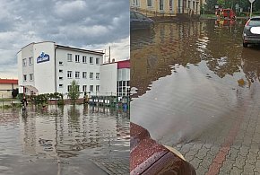 Podtopiena i zalania w Morągu po niedzielnych ulewach [FOTO]-101912