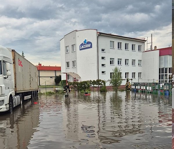 Podtopiena i zalania w Morągu po niedzielnych ulewach [FOTO]-101912
