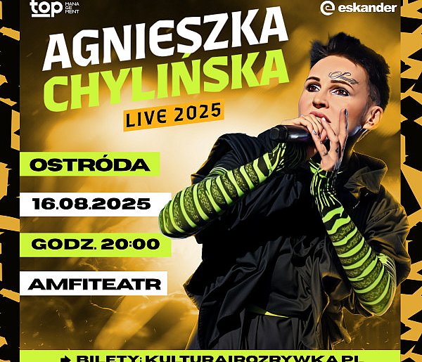 Już 16 sierpnia Agnieszka Chylińska wystąpi w Ostródzie!-101924