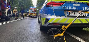 Poważny wypadek na DK16 między Ostródą a Olsztynem
