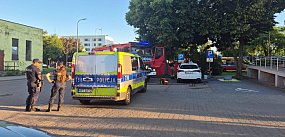 Iława: Dramat na komendzie. Policjant został ranny