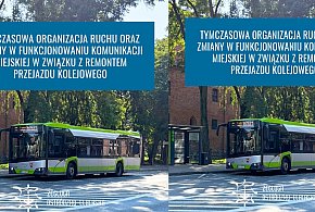 Ostróda: Zmiany w komunikacji w związku z zamknięciem przejazdu kolejowego-102982