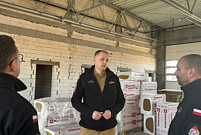 Kierownictwo KW PSP w Olsztynie z wizytą na budowie nowej siedziby KP PSP Ostróda-103776