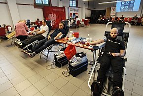 Ostróda: Ponad 21 litrów krwi oddano dziś podczas akcji krwiodawstwa-105099