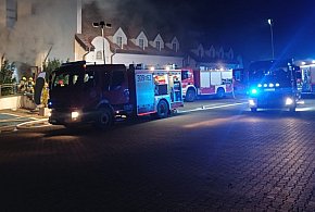 Olsztyn: Nocny pożar w hotelu Ukiel - dawnym hotelu Pirat-105147