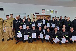 Morąg: 31 druhów OSP ukończyło szkolenie podstawowe w Komendzie Powiatowej-105366