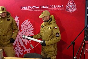 Ostróda: Wmurowano akt erekcyjny na budowie nowej siedziby Komendy Powiatowej PSP-105648