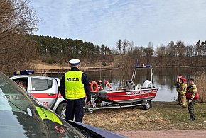 Ostróda: Nad Jeziorem Sajmino trwają poszukiwania zaginionego Ostródzianina