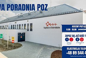 Poradnia Podstawowej Opieki Zdrowotnej już działa w Szpitalu w Ostródzie