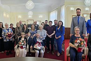 Jubileusz 50-lecia małżeństwa Państwa Mikielewicz i Gronkiewicz z Ostródy