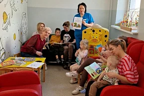 Magia literatury na Oddziale Dziecięcym Szpitala w Ostródzie