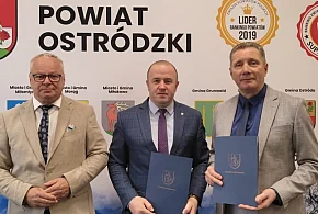 Powiat Ostródzki wsparł pogorzelców z Mostkowa