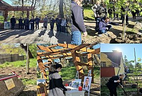 Ostróda uczciła Łukasza Litewkę w Ogrodzie Różanym – poruszające spotkanie