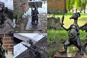 Ostróda: Piąty smok pojawił się w mieście. Tym razem to smok rycerz!