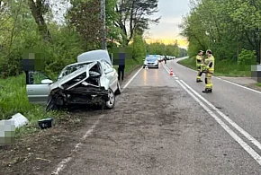 Pow. Mrągowski: Groźnie na DK16 - zderzenie opla z hyundaiem w Zełwągach