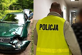 Ostróda: Policyjny pościg za pijanym kierowcą Audi, który uszkodził 5 aut!
