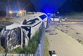 Pieniężno: Dwie osoby w szpitalu po wypadku na drodze wojewódzkiej