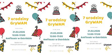 Ostróda: 7. urodziny Stowarzyszenia Miłośników Gier GryWAM