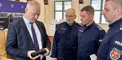 Nowoczesny sprzęt dla Komendy Wojewódzkiej Policji w Olsztynie.