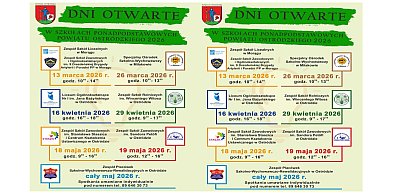 Dni otwarte w szkołach ponadpodstawowych Powiatu Ostródzkiego 2026