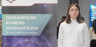 Szymon Knowski, uczeń Bażyniaka finalistą konkursu matematycznego
