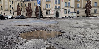 Ostróda: Parking przy starostwie zamknięty na 2 tygodnie z powodu remontu
