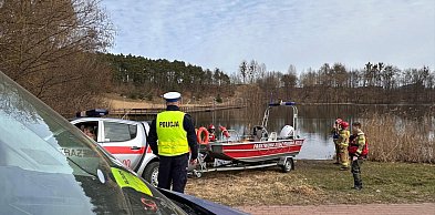 Ostróda: Nad Jeziorem Sajmino trwają poszukiwania zaginionego Ostródzianina