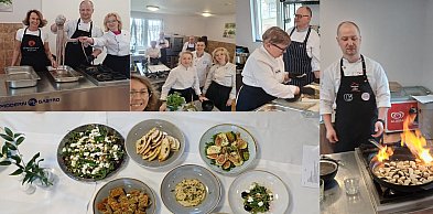 Nauczyciele z ostródzkiego ekonomika uczyli się jak przyrządzić ośmiornicę