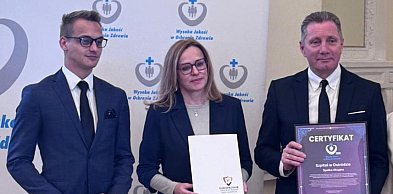 Szpital w Ostródzie z prestiżowym wyróżnieniem jakości