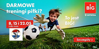 Piłkarska wiosna w BIG Ostróda. Bezpłatne treningi dla dzieci z Sokołem!