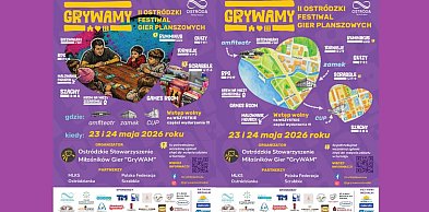 Ostróda: „GryWAMy – II Ostródzki Festiwal Gier Planszowych” już 23-24 maja!