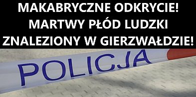 Gierzwałd: Makabryczne odkrycie! Martwy płód ludzki w oczyszczalni ścieków