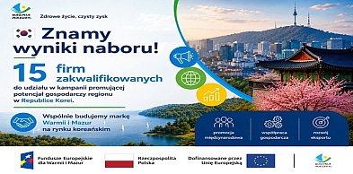 15 firm będzie promować potencjał gospodarczy Warmii i Mazur w Korei