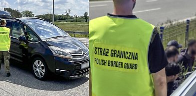 Ełk: Pościg za kurierem migrantów. W aucie przewoził sześć osób, dwie w bagażniku
