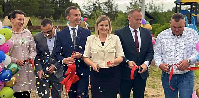Gm. Kurzętnik: Nowy plac zabaw oficjalnie otwarty. To nie koniec inwestycji