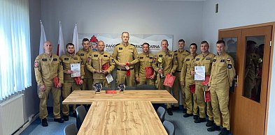 Ostróda: Strażacy z Komendy Powiatowej nagrodzeni przez Komendanta