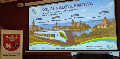 Frombork: Kolej nadzalewowa - samorządy chcą przywrócić pociągi nad Zalew Wiślany