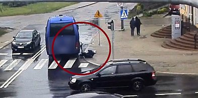 Olsztyn: 17-latek hulajnogą wjechał w busa na przejściu dla pieszych